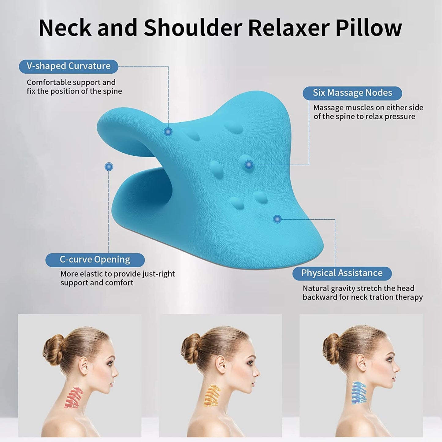 Neck Support Stretcher for Pain Heavy Duty Neck Pain Relief Product