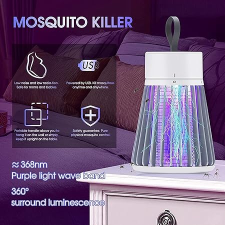 Eco Friendly Electronic LED Mosquito Killer Machine Trap Lamp, Theory Screen Protector Mosquito Killer lamp for USB Powered Electronic Mosquito Killer Bug Zappers